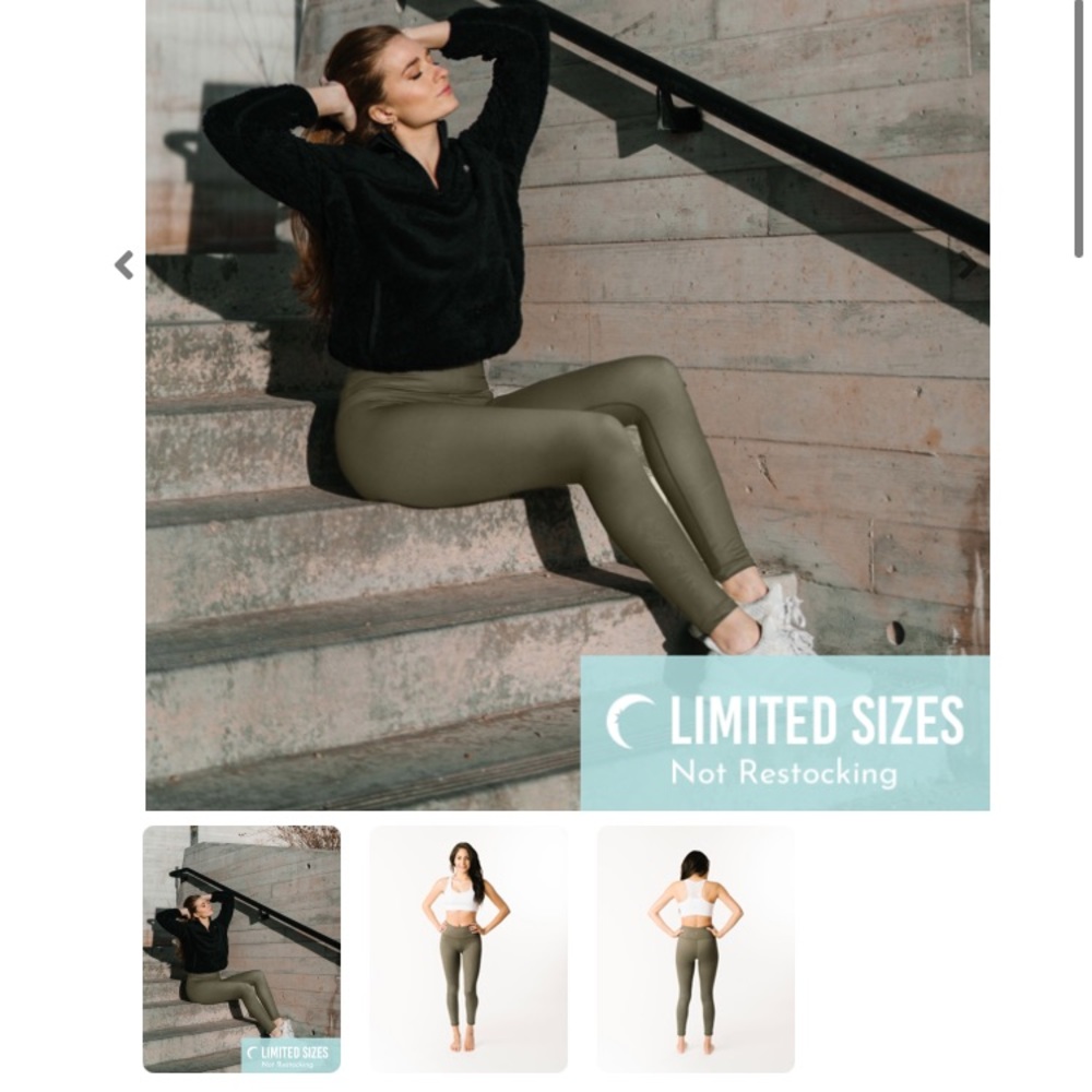 Forest foliage light and tights NWOT